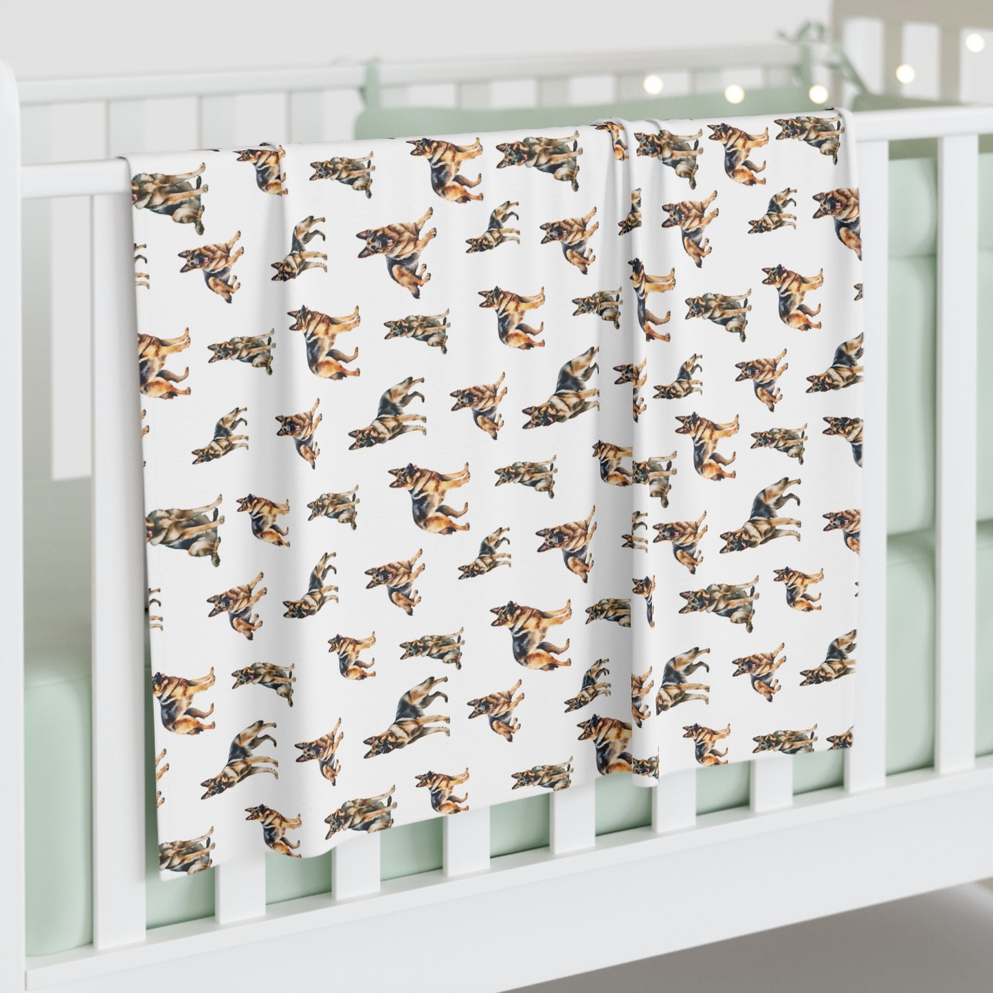 German Shepherd Baby Swaddle