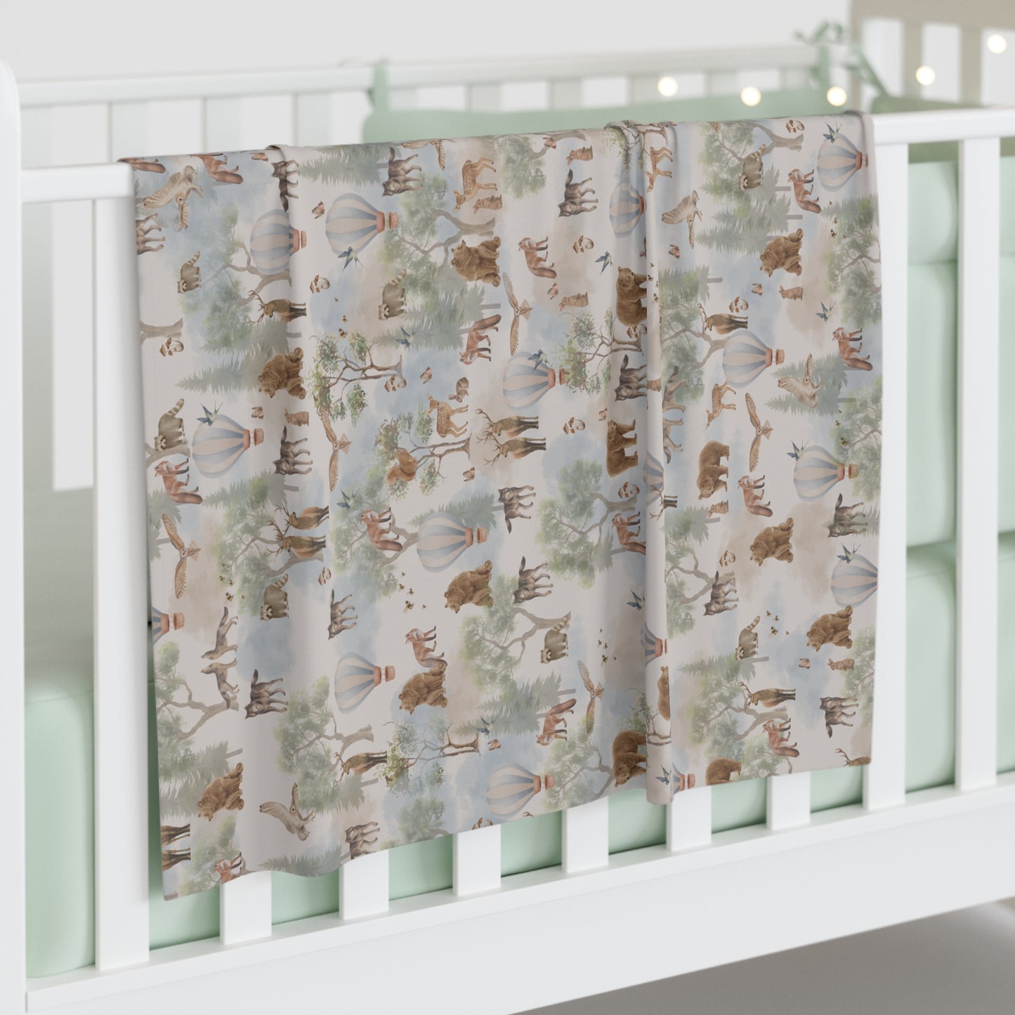 Whimsical Woodland Baby Swaddle