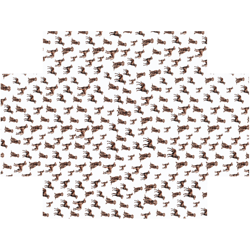 Chocolate Labrador Crib Sheet