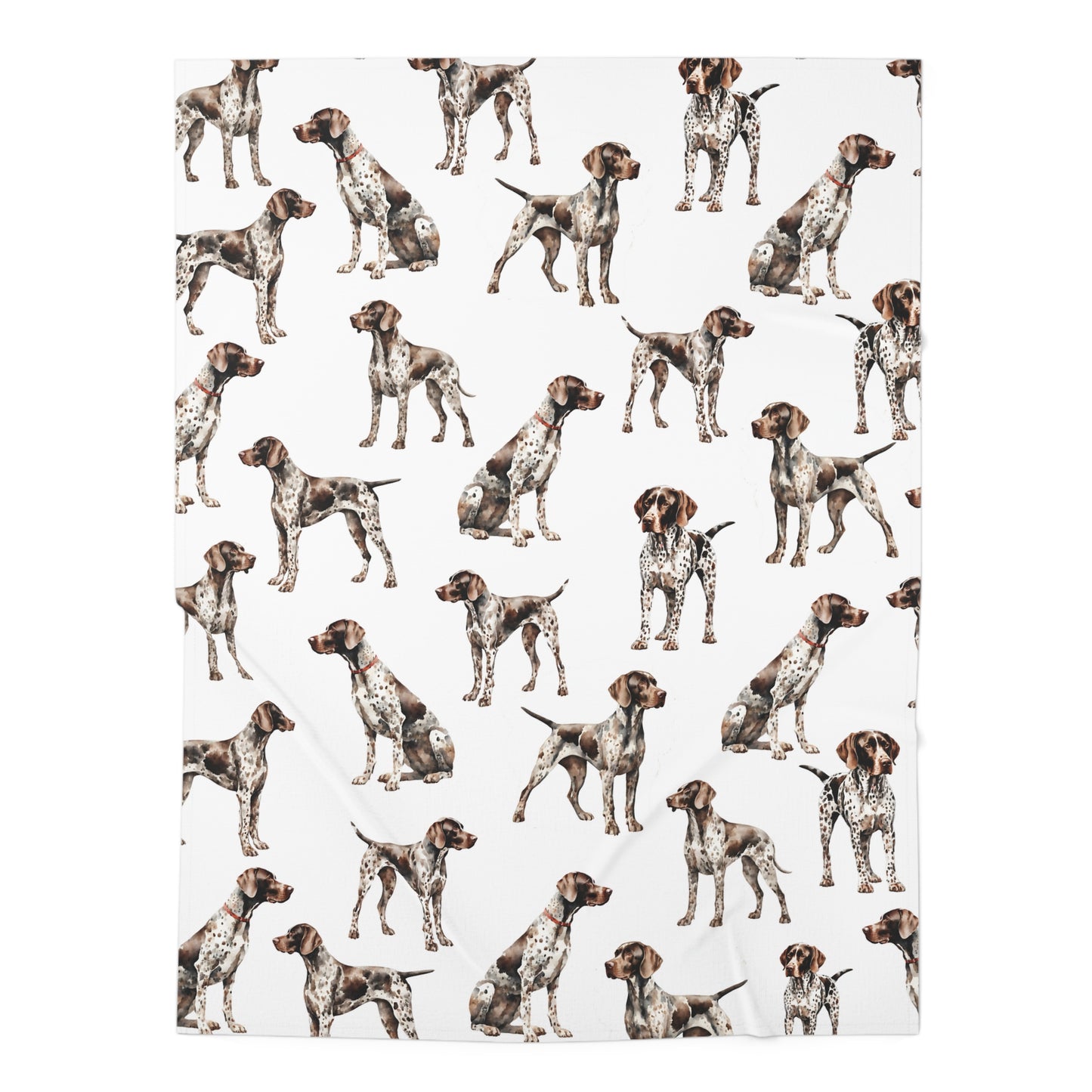 German Shorthaired Pointer Baby Swaddle Blanket, Baby Gift, Dog Nursery, Puppy Nursery, Bird dog Mom, Hunting Mom, GSP, Hunting Nursery
