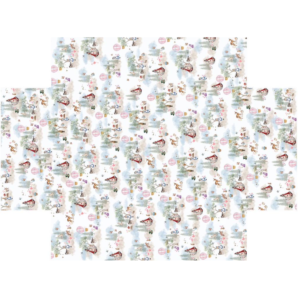 Alice in Wonderland Crib Sheet