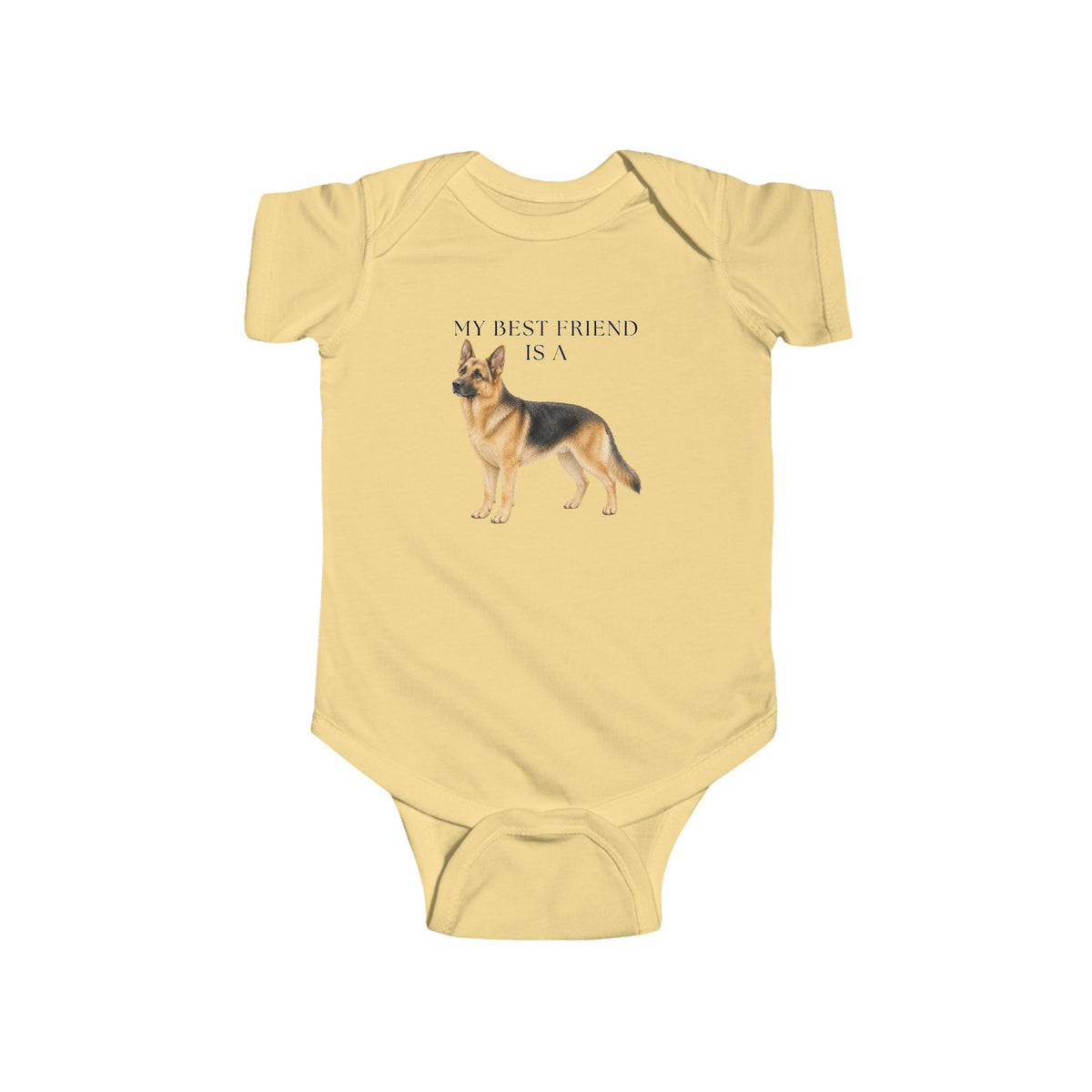 My Best Friend is a German Shepherd - Rescue Dog - Baby Outfit - Baby Shower Gift -Dog Nursery - Shepherd - Dog