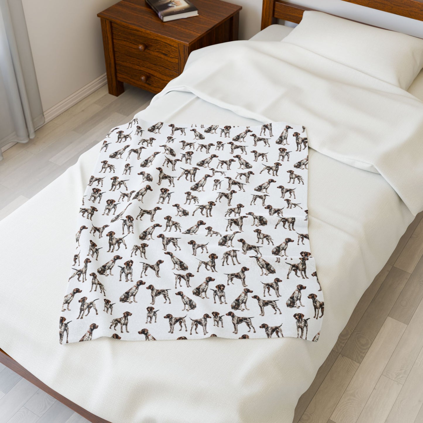 Copy of GSP Baby Blanket - New Baby Gift - Dog Lover - Baby shower gift - Dog Nursery Decor - Dog Blanket - Puppy Nursery - German Pointer
