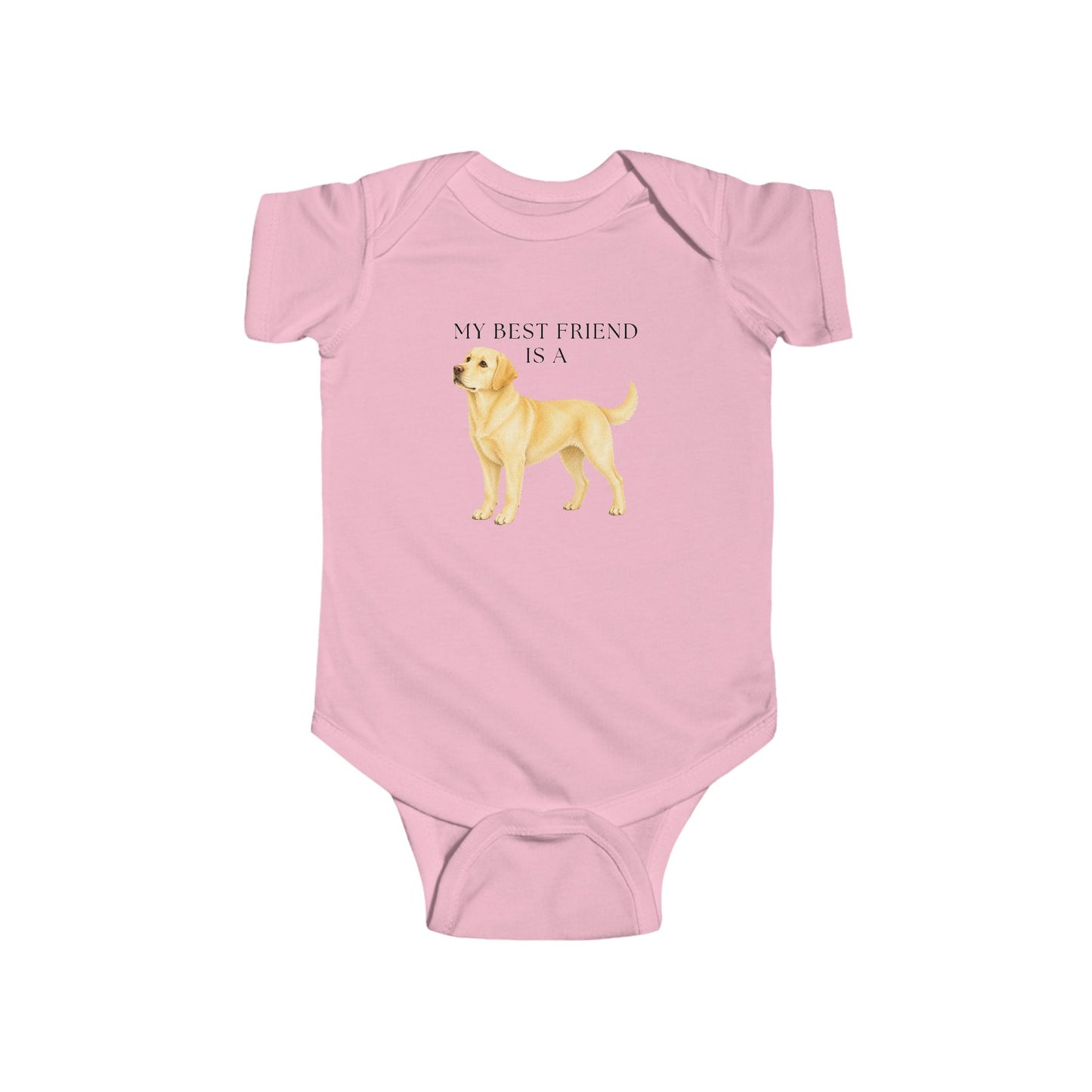 My Best Friend is a Yellow Lab - Yellow Labrador - Baby Outfit - Baby Shower Gift - Dog Nursery - Lake Dog - New Baby Gift