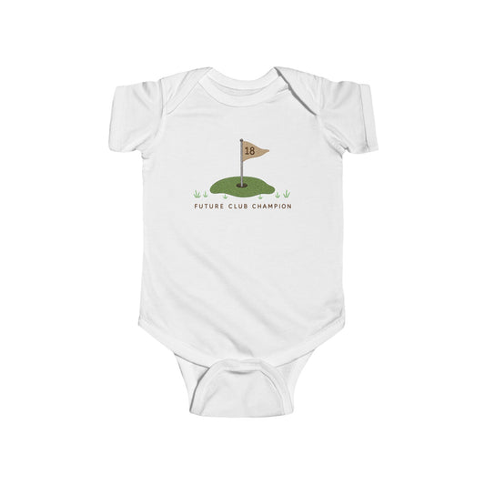 Golf Baby Bodysuit, Future Club Champion Baby Outfit, Golf Baby Clothes, Golf Baby Shower Gift, Country Club Baby, Future Golfer Onesie