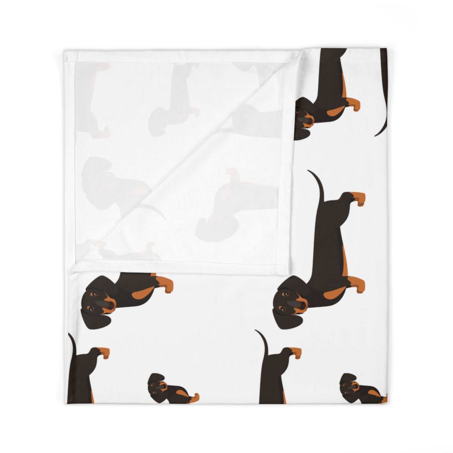 Dachshund Baby Swaddle Blanket, Baby Gift, Dog Nursery, Puppy Nursery, Dachshund Mom, Dog Mom, Baby Blanket, Baby Throw