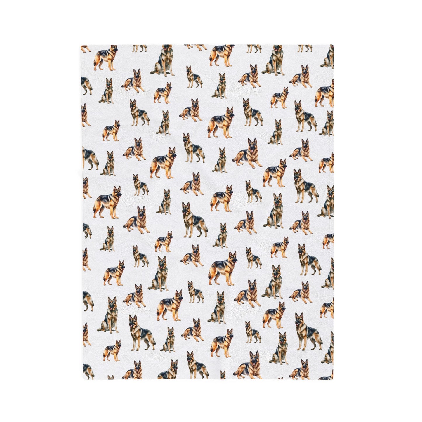 German Shepherd Baby Blanket, Baby Gift, Dog Nursery, Dog Mom, Dog Lover Baby, Baby Shower Gift