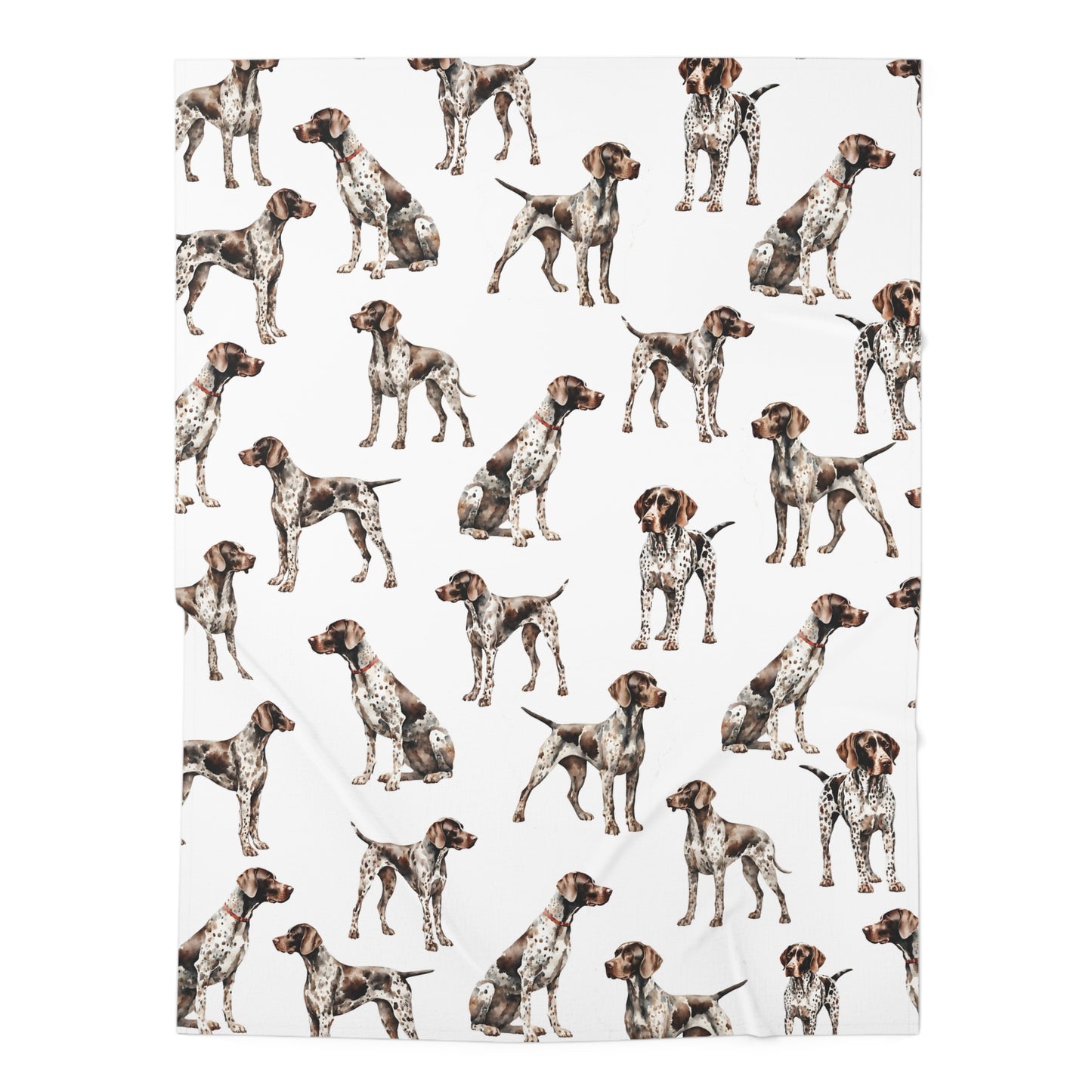 German Shorthaired Pointer Baby Swaddle Blanket, Baby Gift, Dog Nursery, Puppy Nursery, Bird dog Mom, Hunting Mom,  GSP, Hunting Nursery