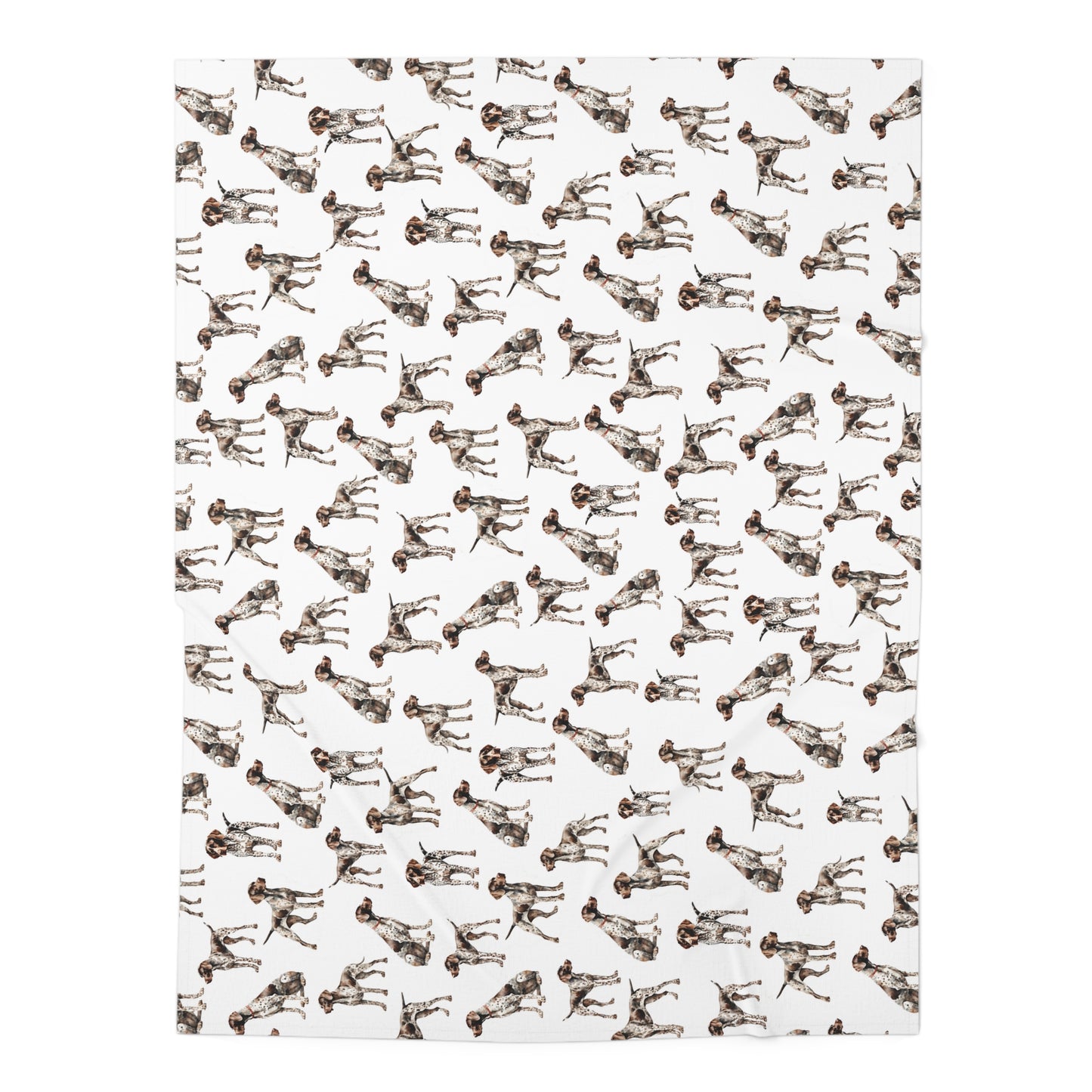 German Shorthaired Pointer Baby Swaddle Blanket, Baby Gift, Dog Nursery, Puppy Nursery, Bird dog Mom, Hunting Mom,  GSP, Hunting Nursery