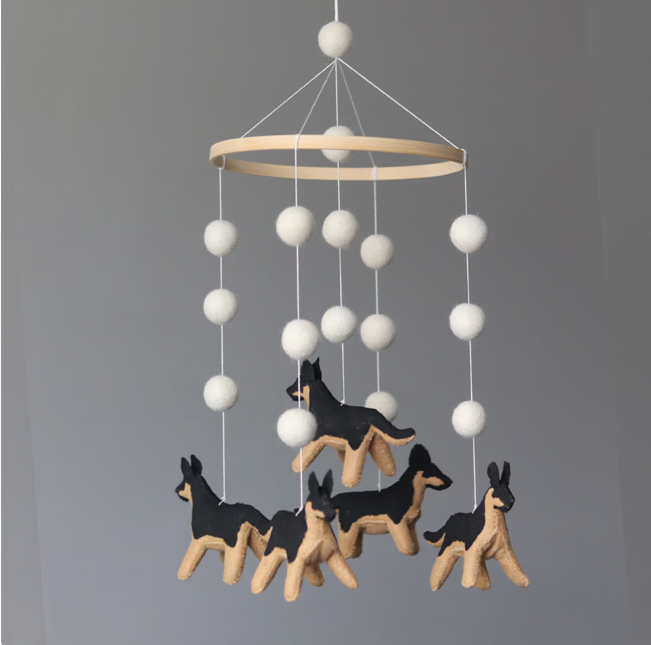 German Shepherd Dog Baby Mobile