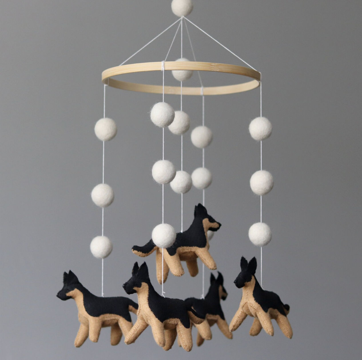German Shepherd Dog Baby Mobile
