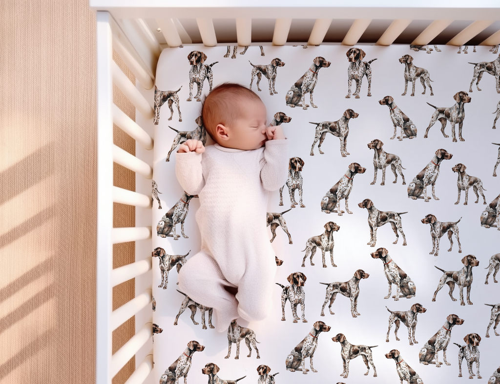 GSP Standard Crib Sheet. German Shorthaired Pointer.