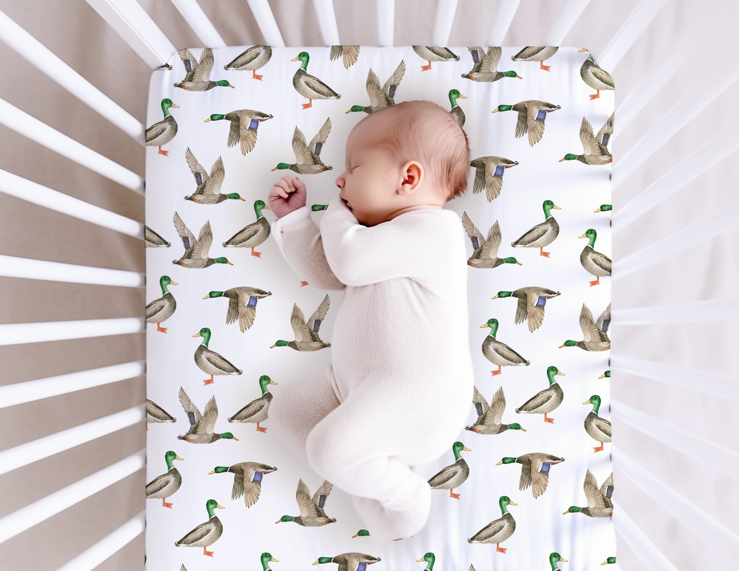 Duck hunting Nursery, Mallard Duck Crib Sheet, Hunting Baby, Baby Gift, Duck Crib Sheet, Hunting Nursery, GSP Nursery, Baby Shower Gift,