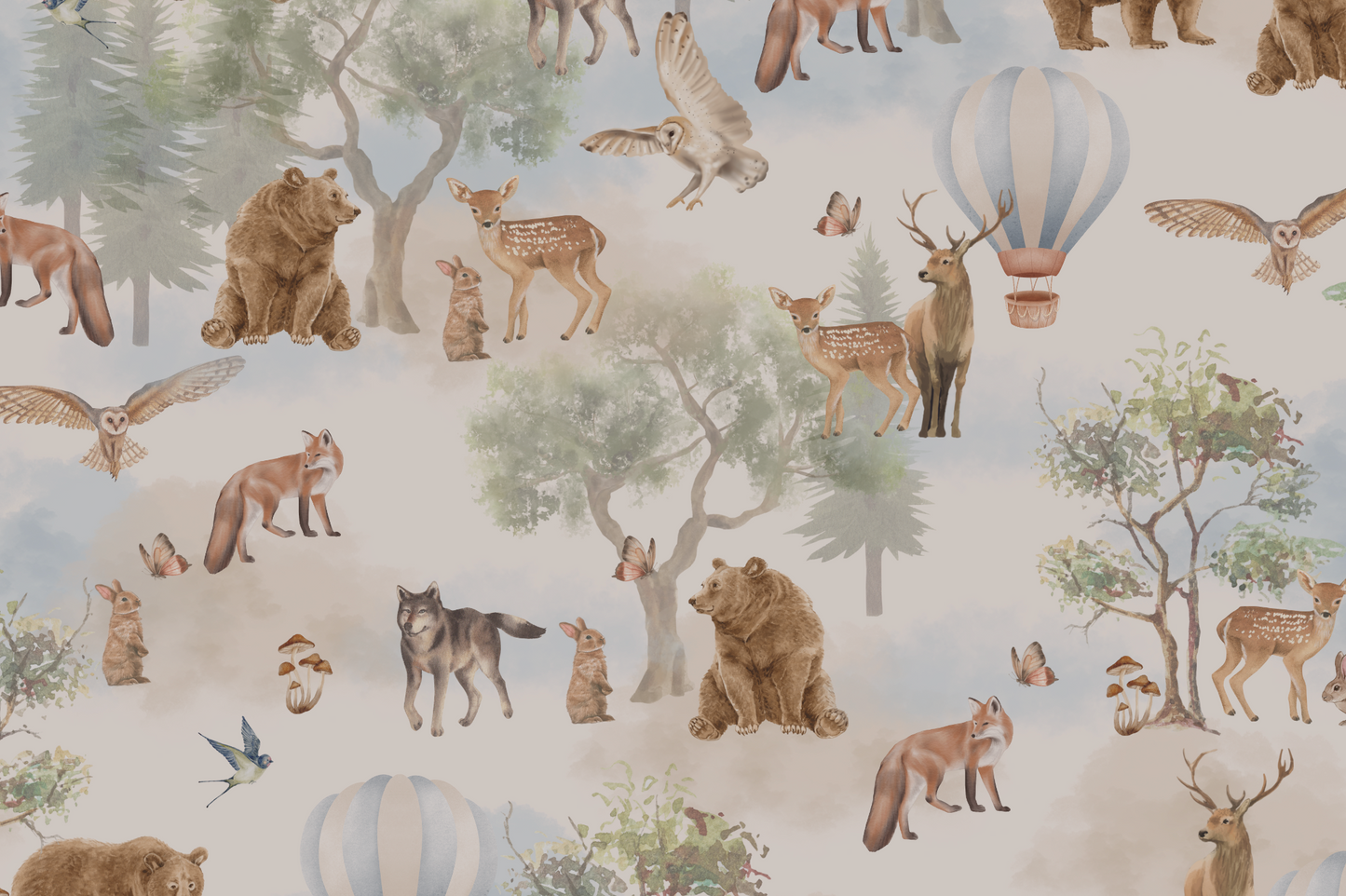 Whimsical Woodland Crib Sheet