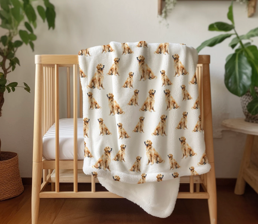 Golden Retriever Baby Blanket