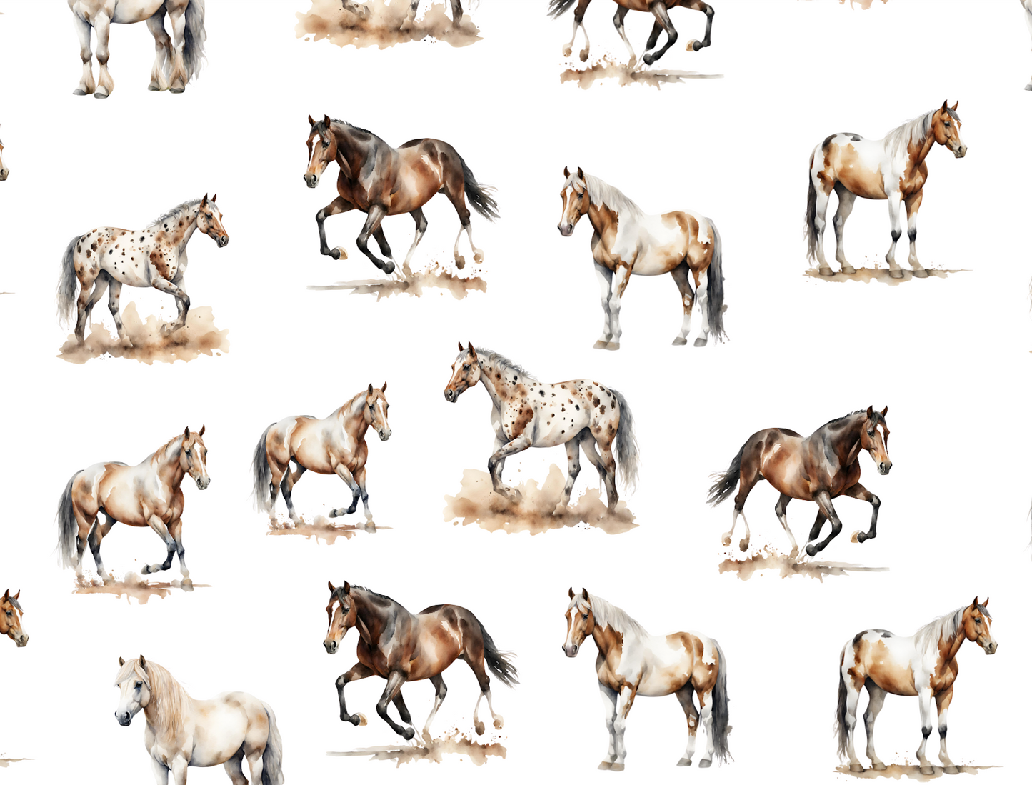 Horse Crib Sheet