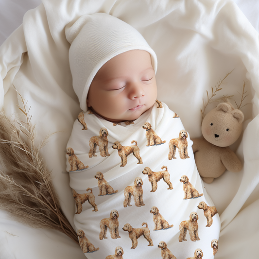 Goldendoodle Baby Swaddle