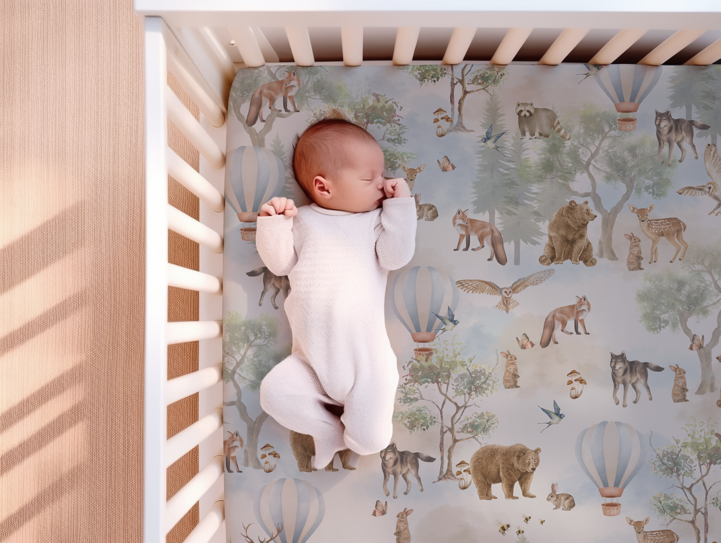 Whimsical Woodland Crib Sheet